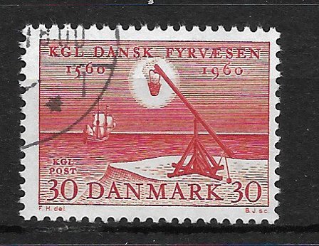 Danmark - AFA 386x - Stemplet