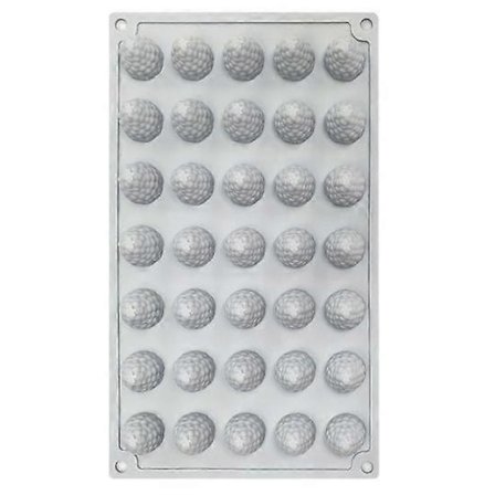 Hindbær Silikoneform 35 Huller Non-stick Fødevaregodkendt Let Slip DIY Kagedekoration Fondant Slik Chokolade Godteri Gelé Isbageform (FMY)