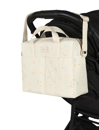 NOBODINOZ Gala Waterproof Changing Bag 35X27X14 - Cream - ONE SIZE