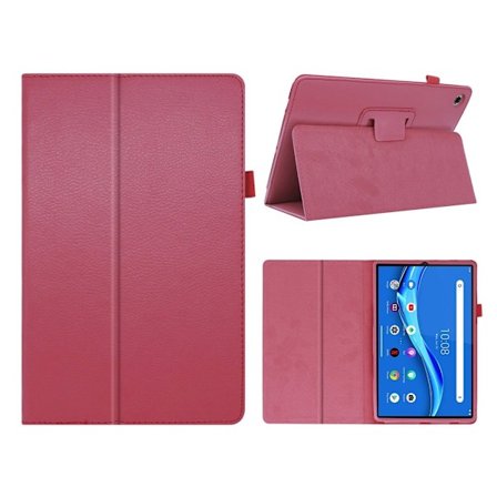 Lenovo Tab M10 FHD Plus litchi-nahkakotelo - Ruusu