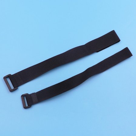 2-pakning kraftige, gjenbrukbare kabelbånd i metall (2,5 cm x 60 cm)