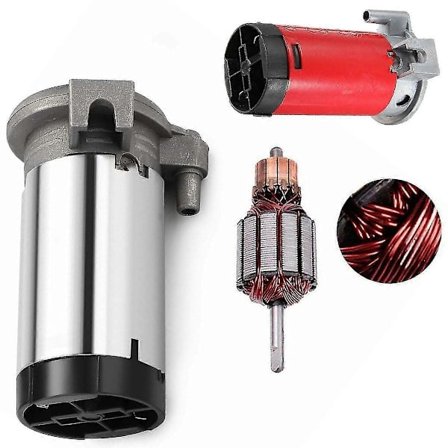 Elektrisk bilhorn luftpump horn luftkompressor horn rød sølv motor 12V sølv sølv