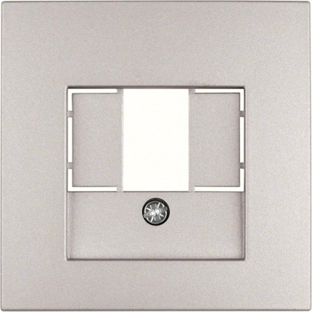 Hager 10331404 Midtbrikke for montering i serie berker S.1/B.3/B.7 Sølv, Strømbrytere & vegguttak