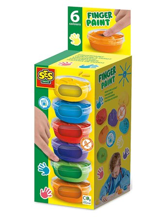 SES Creative | Fingerpaint 6X45Ml | ONE SIZE