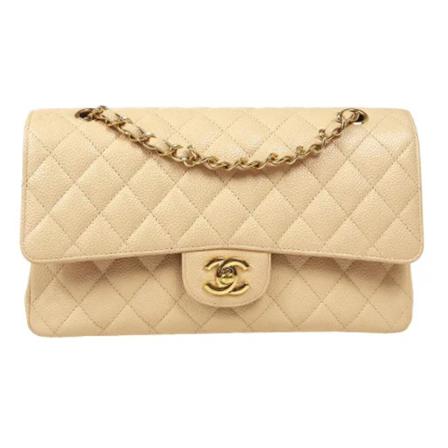 Chanel Vintage, Pre-owned Leather chanel-bags Beige, Dames, Maat:ONE Size