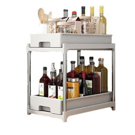 Køkkenstativ Skuffehylde Køkkenskabe Organizer Udtræk Type Grøntsagsfrugtkurv Skuffe W