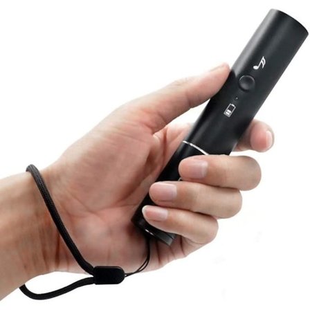 Mini elektronisk dommerfløyte med håndleddsrem, USB-oppladbar fløyte for campingsporter Nødoverlevelse Høy desibel elektronisk fotballdommer.