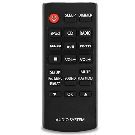 Ny fjernbetjening til Panasonic Audio Stereo System Players N2qayc000058 Controller