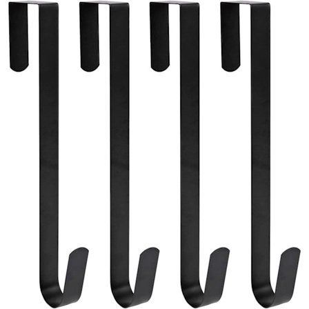 15" Kransophæng til hoveddør Metal Over The Door Enkelt krog