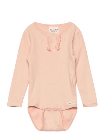 Body Ls Rib Minymo Pink