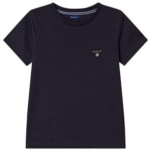Kids - GANT Navy Logo T-Shirt 98-104cm (3-4 years) - Tops - 98-104cm (3-4 years) - Navy