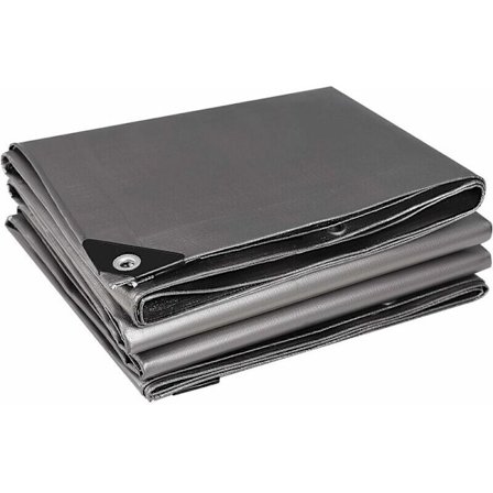 Beskyttende presenning 2x2m 200g/m² PE vanntett presenning beskyttelsestrekk