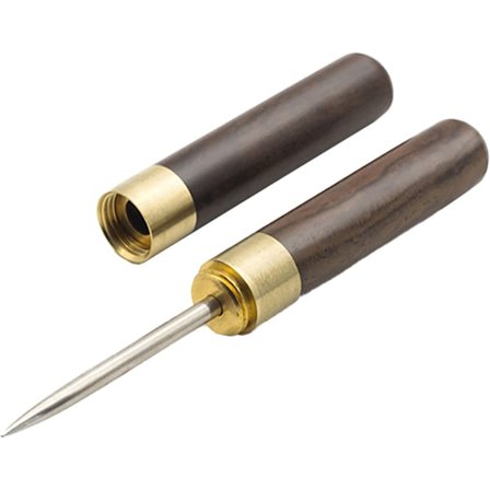 Ispik med træhåndtag, rustfrit stål, isknuser, ispikværktøj