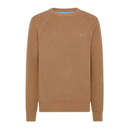 Sun68, Crew Neck Sweater Beige, Heren, Maat:L