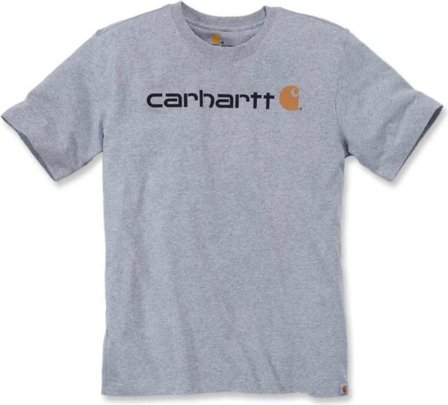 Carhartt Workwear M's Core Logo T-Shirt S-S Heather Grey