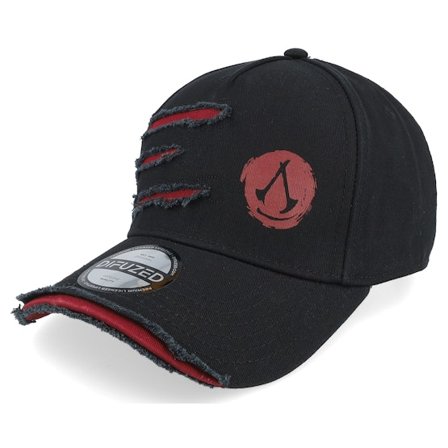 Difuzed - Noir adjustable Casquette - Assassin's Creed Shadows Scarred Black A-Frame Adjustable @ Hatstore