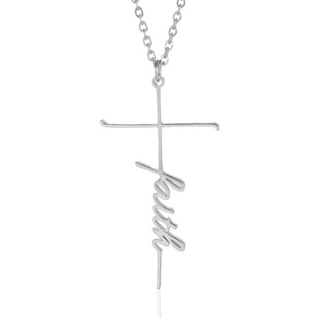 Religiösa smycken Jesus Cross halsband för kvinnor