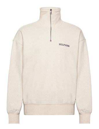 Monotype H Ycomb 1/4 Zip Cream Tommy Hilfiger