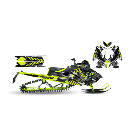 Tarrasarja SweTown Ront Lime - Polaris Axys 800 Switchback XCR 2018-2020