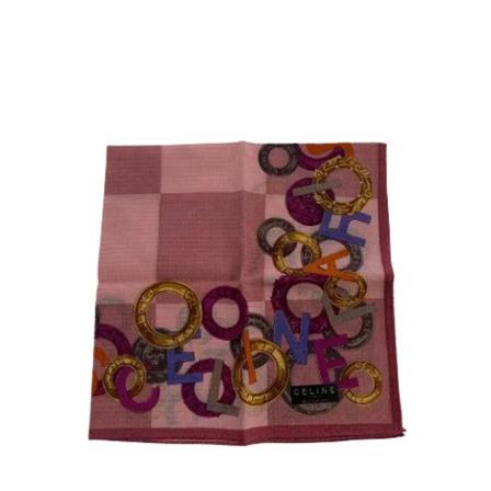 Celine Vintage, Pre-owned Fabric scarves Roze, Dames, Maat:ONE Size