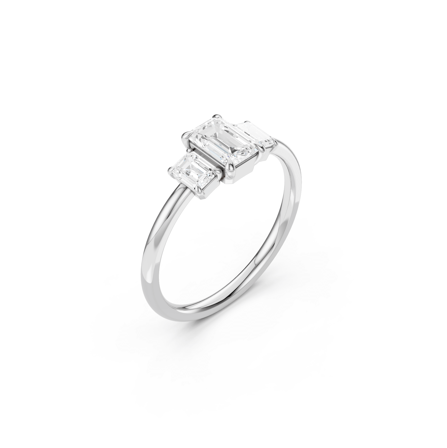 Tidlösa, 18K Weißgold : Diamanten - Laborgezüchtet, Karat - 1.00 kt