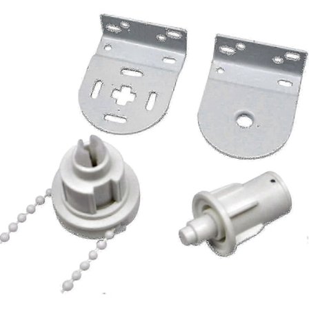 Reparasjonssett for rullegardiner med brakett og kjetting