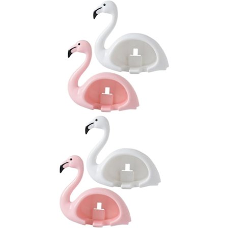 6 stk elektrisk tannbørsteholder hylle veggmontert elektrisk tannbørste