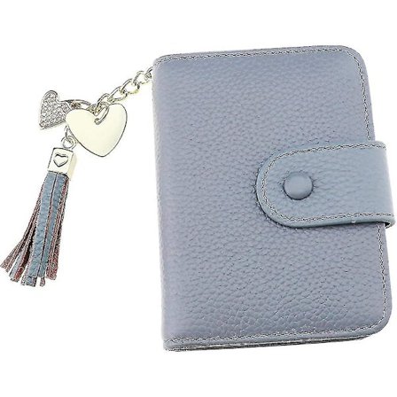 Kreditkortpung med lynlås til mænd og kvinder - Blokerende nøglering med 23 kortpladser