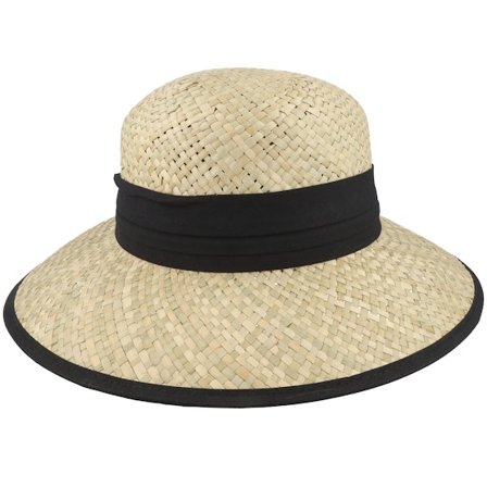 Seeberger - Seegras Glocke Straw Hat Beige Hat - @ Hatstore