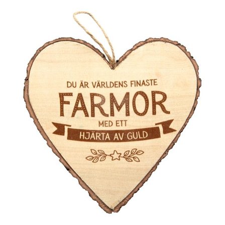 Hjärta i trä, Wooden heart, Farmor