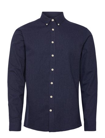 Lindbergh | Mélange Brushed Shirt L/S - Regular | S