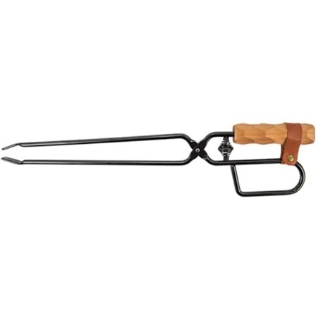 Kulgrill Saks Grill Tang Køkken Madlavning Værktøj Lang Heavy Duty Grill Tang til Pejs Camping Træovn