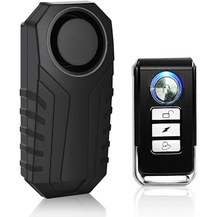 Fjärrkontroll cykel larm, trådlös stöldskydd inbrottslarm för cykel motorcykel trehjuling