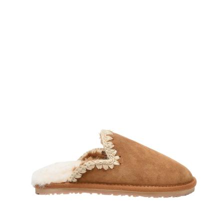 Mou, Flip Flops Sliders Beige, Dames, Maat:36 EU,rubber