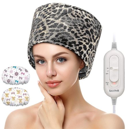 Hair Steamer Deep Conditioning Heat Cap Adjustable Hair Care Heating Cap With Intelligent Protection
