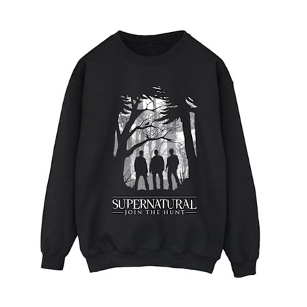 Supernatural Dam/Tjej Poster Art Sweatshirt XXL Svart