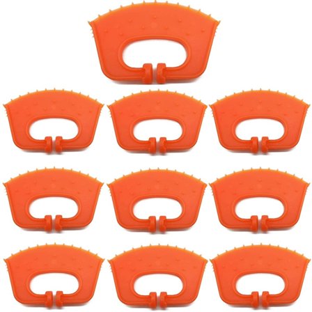 10 stk Kalveavvenningsringer, Plast Gård Husdyr Kveg Anti Suging Nese Klips