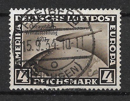 Tyske Rige 1933 - AFA 493 - Stemplet