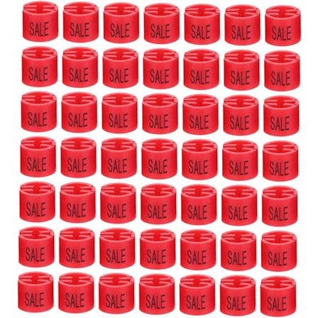 50 st Storlek Ring Loop Hängare Klädställ Klädhängare Etiketter Hängare Markörer Tags Klädhängare Markörer Tags Rea Markörer Sortiment Rea Hängare