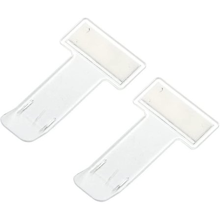 Auton tuulilasin pysäköintilippujen pidikkeet tarrat Kannettava klipsi Selkeä lupapidike