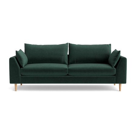Ofelia 3 personers sofa - Riviera Mørkegrøn - 223x92x85 - Sofa, 3 personers sofa