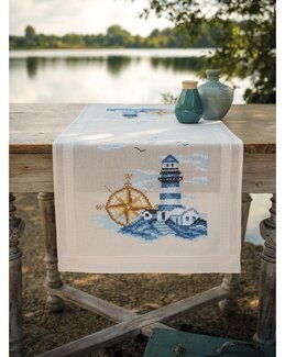 Stickpackung Tischdecke Der Leuchtturm