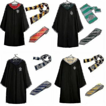 IC Harry Potter Cosplay Kostume Gryffindor Ravenclaw Robe Kappa Voksen Barn Kjole CNMR Grøn XL