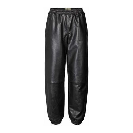 Lolly's Laundry, Mona Leather Pants - Czarny Czarny, Kobieta, Rozmiar: L