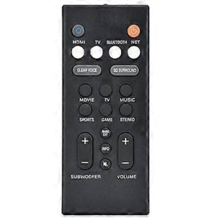 YAS-109/YAS-209 Fjernbetjening Egnet til Sound BAR Fjernbetjening ATS-2090 Fjernbetjening Letvægts erstatningsfjernbetjening