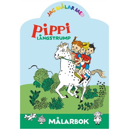Jag målar med Pippi Långstrump