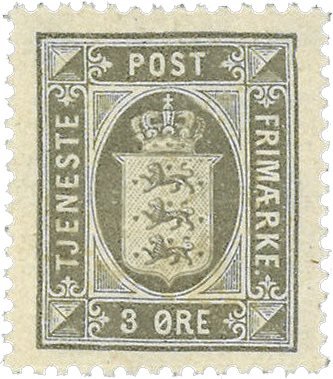 Danmark 1918 - Tjenestemærke AFA 12 - Postfrisk