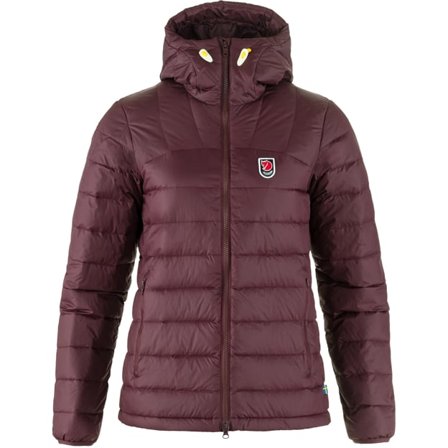Fjällräven Women's Expedition Pack Down Hoodie in Port | Size: 2XS