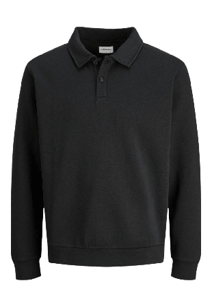 Jack & Jones Tjöja med krage Bradley Hoodies sweatshirts Herr Svart 164