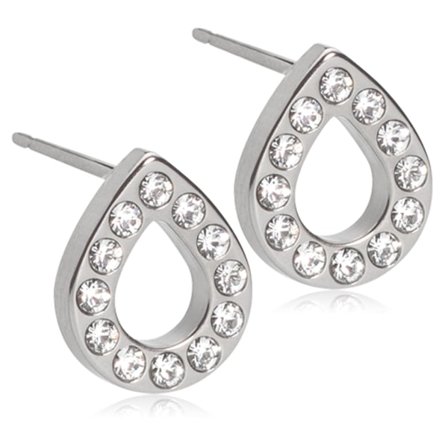 Blomdahl Örhängen NT BRILLIANCE DROP HOLLOW 10 MM, CRYSTAL